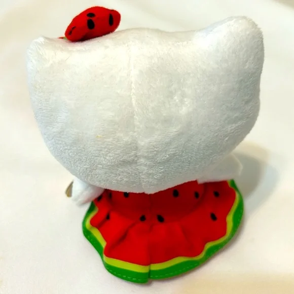 Hello Kitty Authentic TY Watermelon Beanie Baby. New With Tags - Picture 3 of 4